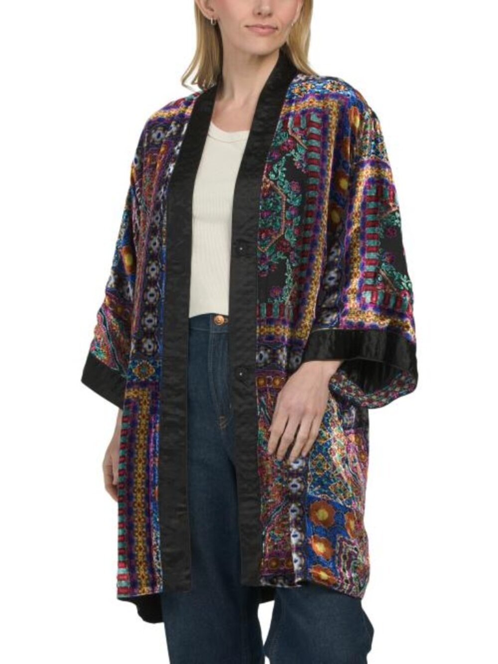 JOHNNY WAS The Maggi Reversible Long Kimono